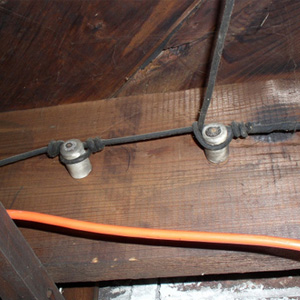 knob and tube wires